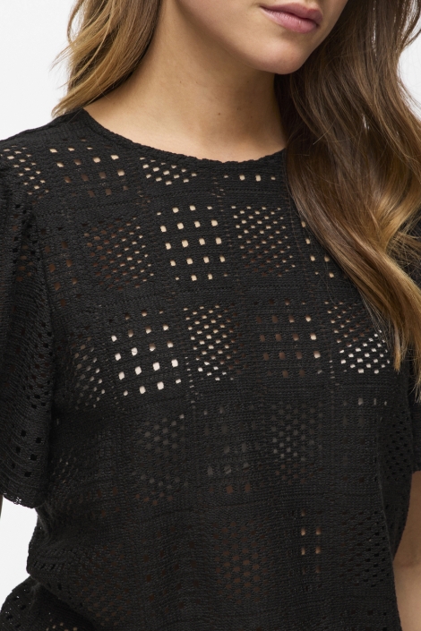 Vila vinovira o-neck s/s top
